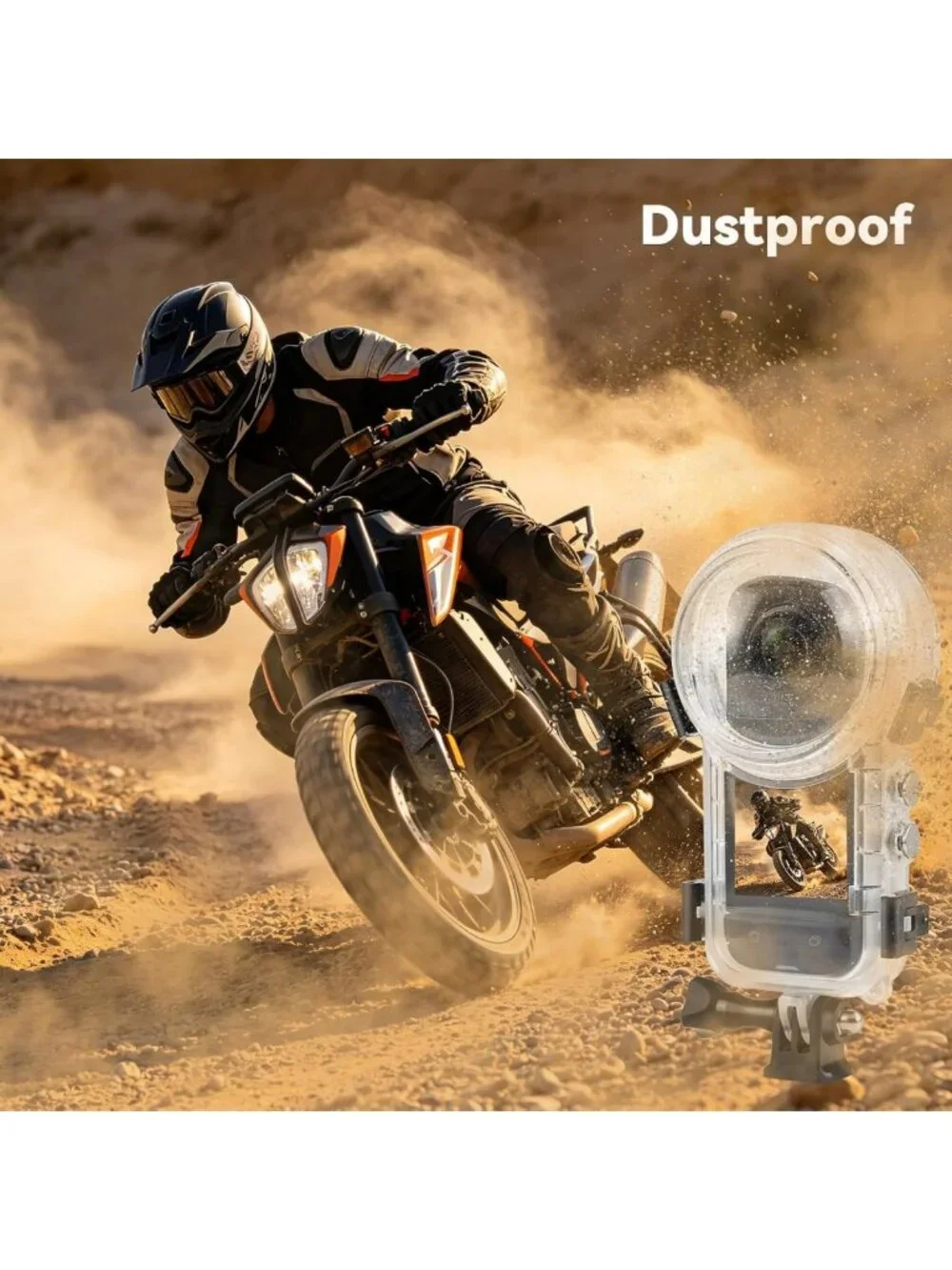 50m Waterproof Dive Case for Insta360 X4 - Invisible, Durable, Underwater Use
